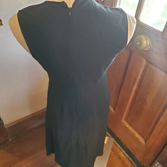 3.1 Phillip Lim black dress blue flowe&sequins neck dress sz 6 - Picture 2 of 5